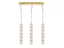 NEWPORT 8240 Потолочная чашка 8240 L50*8*H3,5 3 подвеса gold , Gold L50*8*H3,5 cm