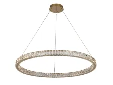 NEWPORT 8580 8580/100 C gold , Люстра, Gold 8240 Сlear crystal D100*H5,5/500 cm LED 72W 3100-4000K 7500Lm