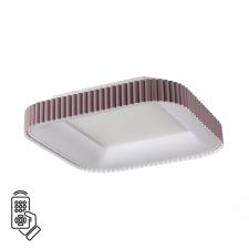 7770/56L AVRA LED SN 578 Светильник металл/белый/мокко LED (56Вт+14Вт) 3000-6000K 500х500 IP43 пульт ДУ+подсветка SHARMEL