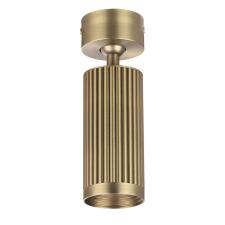 7013/1C HIGHTECH ODL25 331 Потолочный св-к поворотный на 360° металл/под латунь IP20 LED GU10 10W 220V MANCHESTER