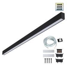 359605 OVER NT25 068 черный Светильник линейный светодиод. с переключ. цв. температуры IP20 LED 40W 220-240V 3000К\4000К\6000К FATTO
